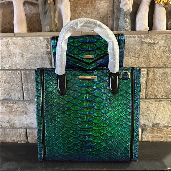 NWT Brahmin Caroline Emerald Lulia - Picture 1 of 11